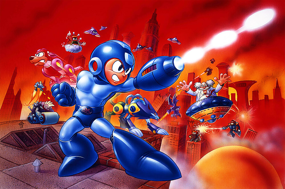 Mega Man 7 Super Nintendo SNES Rockman SFC Premium POSTER MADE IN