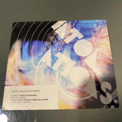 Casey Foubert/James McAlister CD Vol 3 Music for Drums Asthmatic Kitty Records