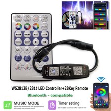 WS2812B WS2811 LED Strip RF Bluetooth-compatible Music Controller 28key Remote