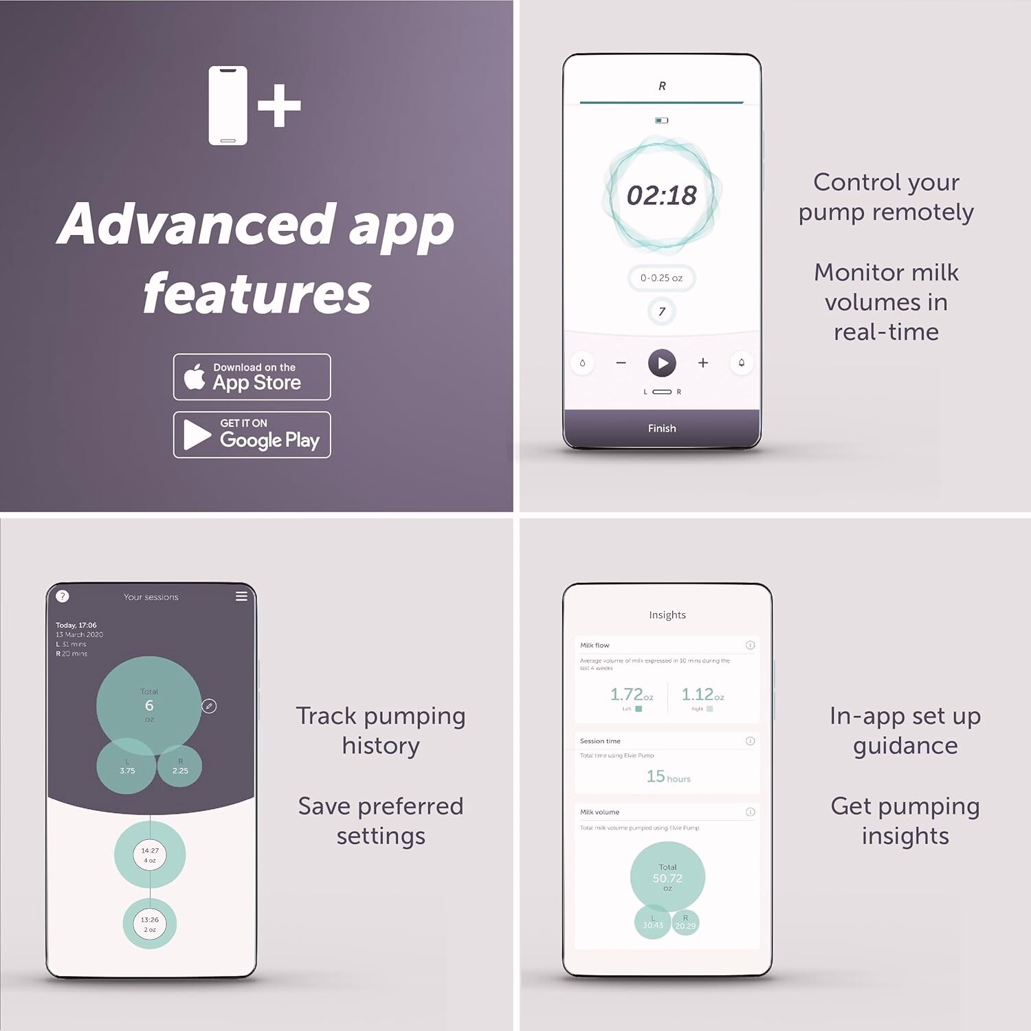 Elvie Breast Pump - Double, Wearable Breast Pump with App Brand new sealed