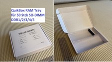 Quik Box Ram Tray Aufbewahrung für 50 Stck S...