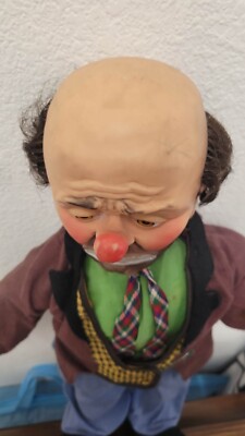 Vintage Emmett Kelly “Willie the Clown” Doll 1950s Rare