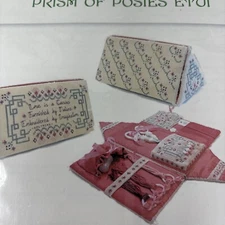 Twisted Oaks Designs MOLLIE’S PRISM OF POSIES ETUI Fabric, Thread, Embellishment