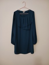 Asos Teal Dress Women's Size 8 Polyester Party Dress Cocktail Wedding Formal