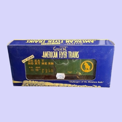 #ad #ad American Flyer 6 48343 Great Northern Box Car S Gauge $24.99