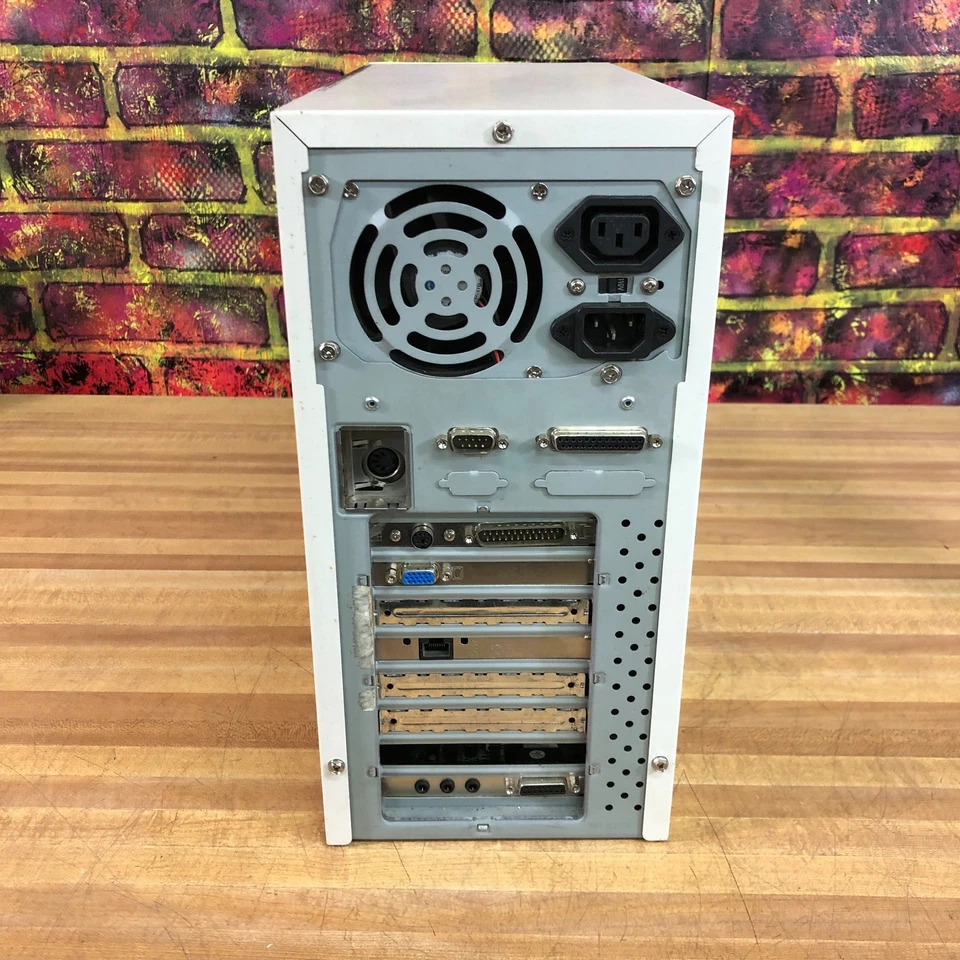 Classic Custom AT Retro Gaming PC Computer Complete w/Drives & Cards for Restore - Image 4 of 4
