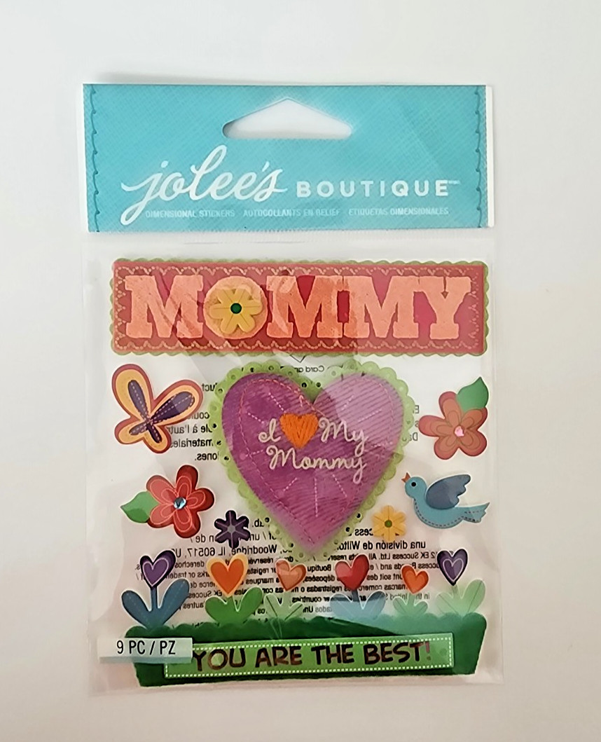 RETIRED Jolee's Boutique Embellishments - I Love My Mommy - 50-21382