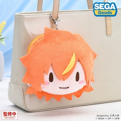 Project Sekai Shinonome Akito Fuwa-Puchi Retractable Reel Face Pouch
