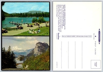 Continental Alouette Lake Garibaldi Mountains Postcard