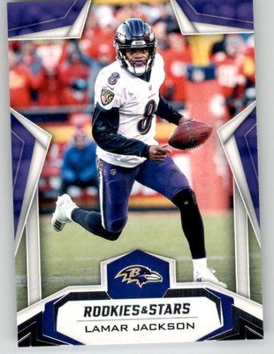 2019 Panini Rookies and Stars Lamar Jackson #5 BAL