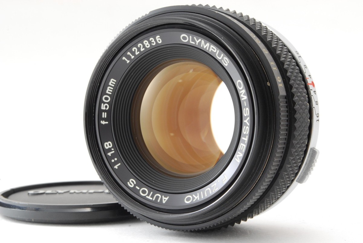 NEAR MINT】 Olympus OM-System F.Zuiko Auto-S 50mm F1.8 Lens from