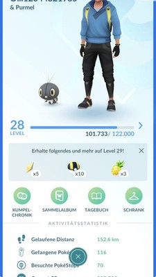 Pokémon Acc GO   Lvl 28   8 Legendary, 16 Shiny 