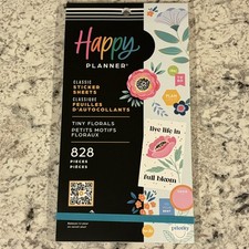 NEW Happy Planner Sticker Book - Tiny Florals 828 Pieces