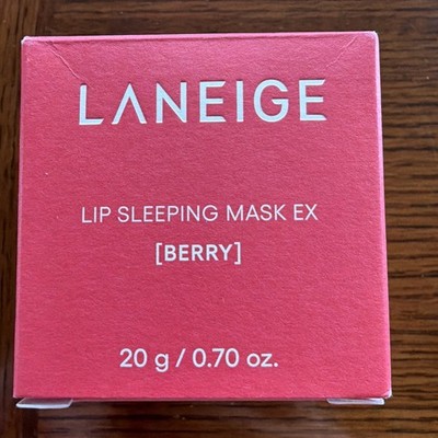 LANEIGE Lip Sleeping Mask EX Berry 20g Expires: 07/14/2028 NIB .70 Oz
