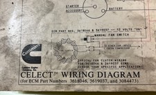 Factory-printed Cummins Celect Wiring Diagram Bulletin No 3666018 Factory-printed Cummins Celect Wiring Diagram Bulletin No 3666018