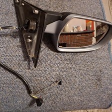 AUDI A4 B8 PASSENGER SIDE ELECTRIC WING MIRROR SILVER 2009