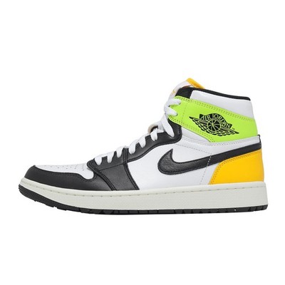 Nike Air Jordan 1 High Golf AJ1 Volt Gold Men Golf Shoes Sneakers
