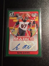 2024 Panini Donruss - Signature Marks Geno Atkins #SMA-GAT Green /25 (AU)