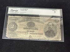 Fr 355 1890 $2 Treasury Note Legacy Graded AG 3