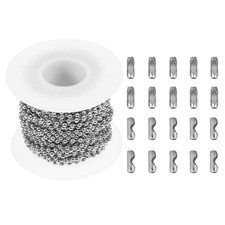 Replaceable Extension Chain Steel Bead Link Links for Jewelry Making