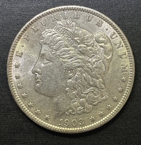 1903 Morgan Dollar US $1 Coin 90% Silver Better Date Choice AU Nice