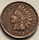 1902 Indian Head Cent - Good Device Detail - IHC Penny JC1632