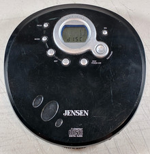 Tested Works Jensen CD-60 Portable Compact Disc Player 2010 Black No Accessories