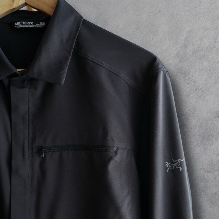 Brand New】ARC'TERYX Skyline LS Shirt Melange - Size M - Black