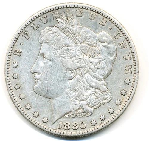 US Coin  Peace Dollar 1880 S     XF ..........C-50072