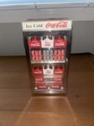 Vintage Enesco Coca Cola Vending Refrigerator Cooler Diecast Musical Bank