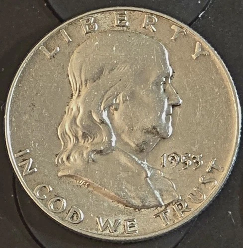 1953-D Franklin Half Dollar BU+ Uncirculated Good Date