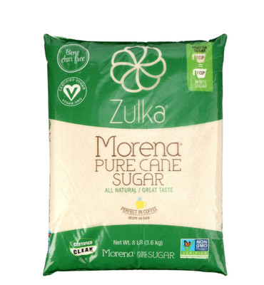 Zulka Pure Cane Sugar,  8 lb,  Vegan & Plant Based and Non GMO