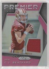2017 Panini Prizm Prizm Premier Jerseys Pink CJ Beathard #23 p6d