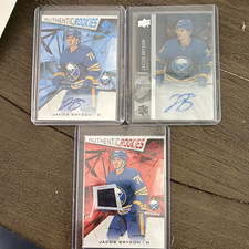 Upper Deck 2021-22 SP Game Used Jacob Bryson Sabres Auto Jersey RC #177 Lot 3