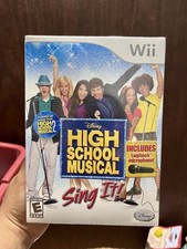 NEW SEALED High School Musical Sing It! Nintendo Wii Box Bundle Mic Included