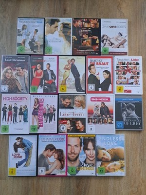 DVD Sammlung, Liebesfilme, Romatik, Rom-Kom, u.a. Last Christmas, Fifty Shades