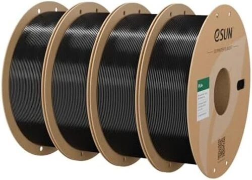 eSUN PLA Filament 1.75mm 4 Spools 3D Printing Filament Black