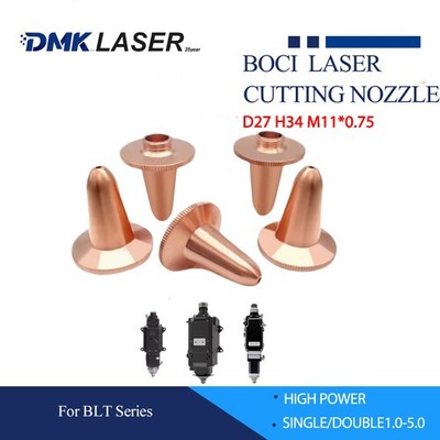 Laser Cutting Nozzle D27 H34 M11 For BOCI Series BLT Series Fiber Laser Cut Head