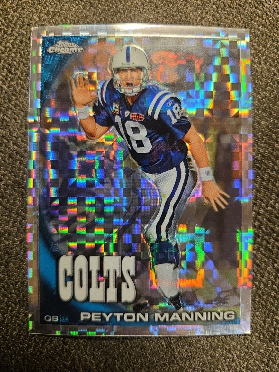 2010 Topps Chrome - Peyton Manning #C50 X-Fractor