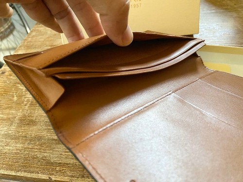 Prairie Ginza Cordovan 1957 Green Long Wallet Billfold Horsehide Leather - Picture 10 of 15
