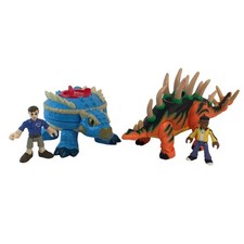 Fisher Price Imaginext Jurassic World Ankylosaurus Kentrosaurus w/Ben  Darius