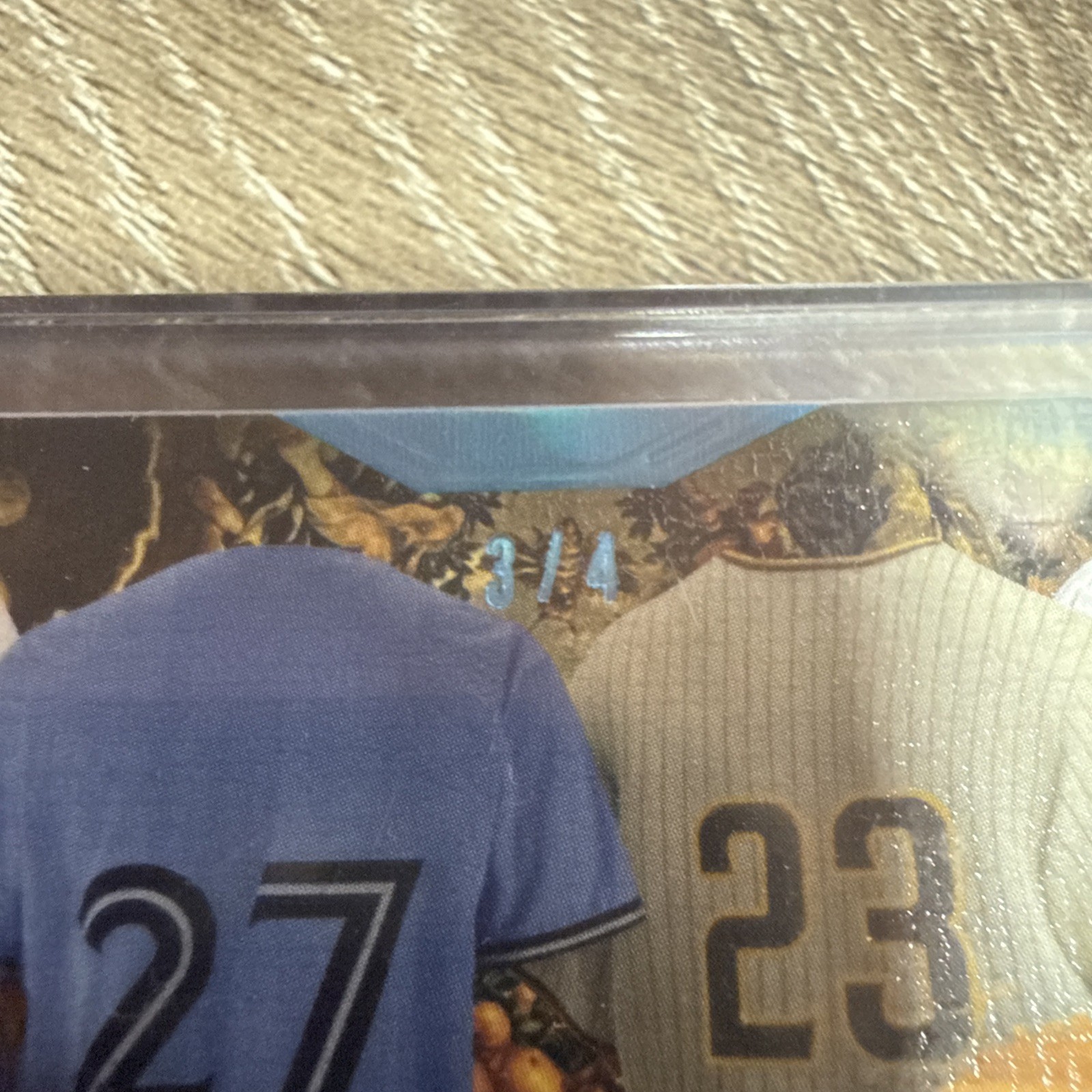 2023 Leaf Art of Sport Trout Guerrero Tatis Harper Game Used Jersey Card /4!!! view 3