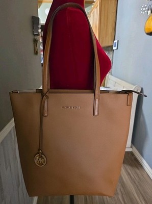 Michael Kors Large Pebble Leather Satchel/Tote Shoulder Bag 15 x13 x5 