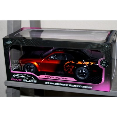 Jada Toys Pink Slips 2015 Dodge Challenger SRT Hellcat Redeye Widebody 1:18 (E)
