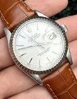 1981 Rolex Stainless Steel Datejust 16030 36mm Watch Silver Dial
