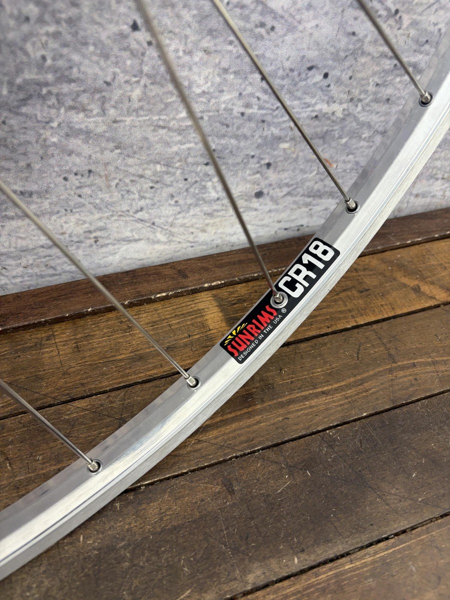 Sun Rims CR18 27in Front Wheel Shimano Hub 100 Road Bike Rim Brake