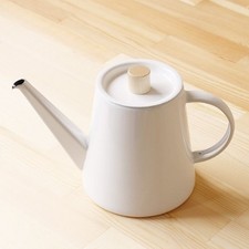 Japan Kaico Horo Enamelware Drip Kettle 1.3L Makoto Koizumi Design