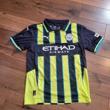 Puma Drycell Adult Manchester City 2024 Away Jersey Mens Size L 4A