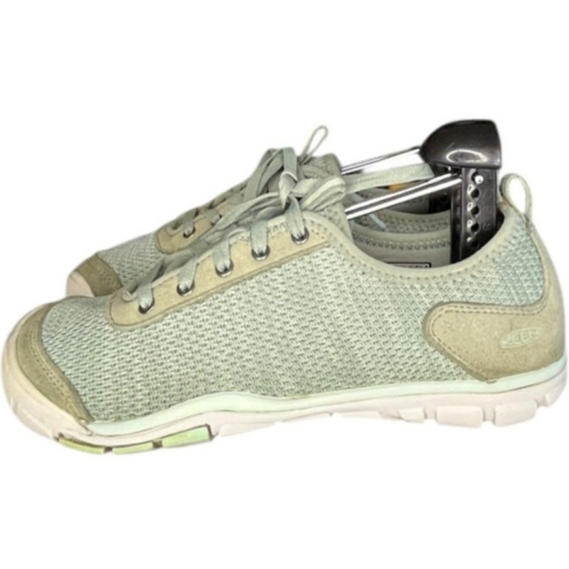Sneaker da donna Keen Hush Knit CNX 1020372 tessuto atletica escursionismo taglia 7 5 verde