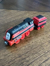 Thomas & Friends Racing Axel & Tender (2015) Good Condition Used - Take N Play